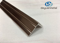 profili di alluminio bronzei di lucidatura GB/75237-2004 della disposizione di angolo di 0.15mm