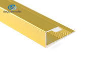 Cornice di alluminio del bordo del pavimento di CQM, oro spazzolato di alluminio T6