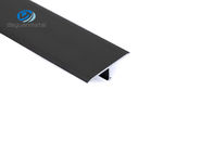L'armadio da cucina T di alluminio profila il colore nero disponibile dell'OEM di altezza di 7.5mm per la decorazione del pavimento