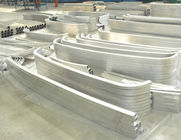 Profilo di alluminio dei pezzi meccanici di CNC che piega con la forma su misura