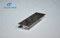 Profilo di alluminio di superficie per le recinzioni della doccia, profilo della sezione dello specchio di alluminio H