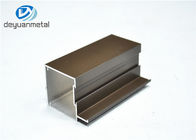 Anodizzazione naturale bianca bronzea scorrevole di alluminio di profilo di K44 R1 45MM