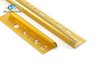 La disposizione di alluminio del bordo 6063 profila il colore dell'oro di forma rotonda per la guarnizione della parete