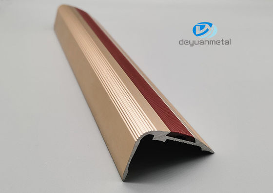 scala di alluminio di 33x52mm che fiuta la disposizione del bordo anodizzata con la gomma del PVC