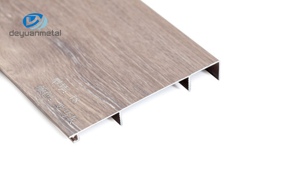 Rivestimento di legno antinvecchiamento ignifugo non tossico di bordatura di alluminio della polvere del grano della disposizione 6063