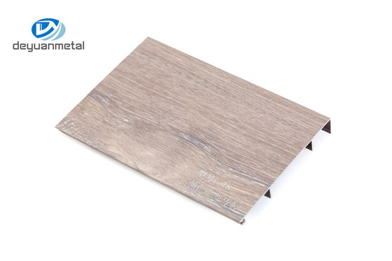 Rivestimento di legno antinvecchiamento ignifugo non tossico di bordatura di alluminio della polvere del grano della disposizione 6063