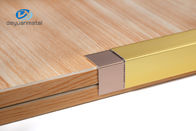 Angolo di disposizione L tipo colore di alluminio dell'oro di spessore T5 T6 di profilo 0.8-1.5mm