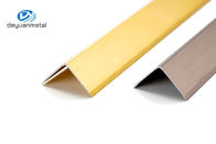 Angolo di disposizione L tipo colore di alluminio dell'oro di spessore T5 T6 di profilo 0.8-1.5mm