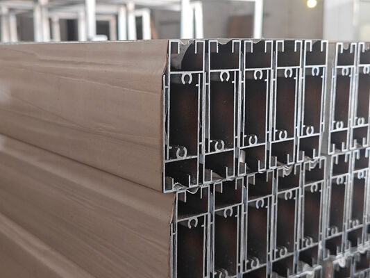 Sud Africa Profili per finestre di patio in alluminio per estrusione Rivestimento in polvere