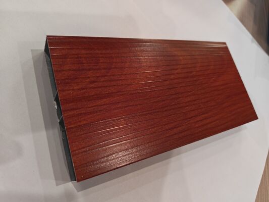 6063 Profili di estrusione in alluminio con grano di legno con texture