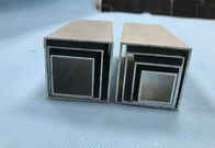 Estrusioni di alluminio d'anodizzazione del quadrato spessore di 6mm - di 0.7mm