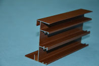 profilo di alluminio dell'estrusione 6063-T5 per edificio residenziale con il colore di legno
