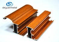 Profili di alluminio su misura del grano di legno per resistenza all'usura delle porte