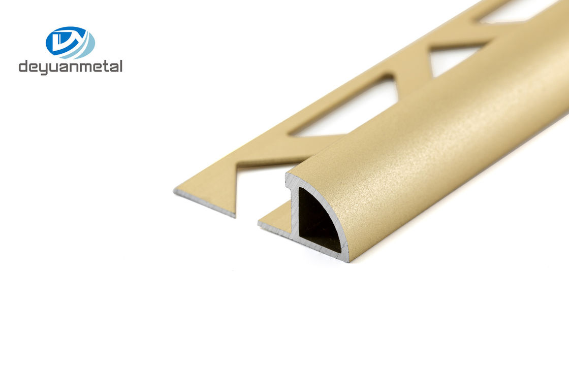 T6 profilo d'angolo di alluminio 15mm, profilo di alluminio dell'angolo di esterno di ASTM