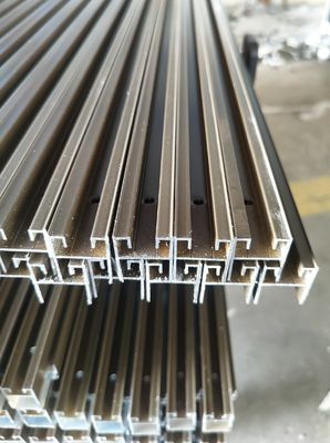 Profili di vetro scorrevole di alluminio rivestimento in polvere bronzo Sudafrica