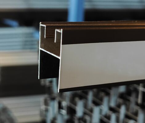 Sud Africa Profili di estrusione per finestre in alluminio per patio Rivestimento in polvere 6063